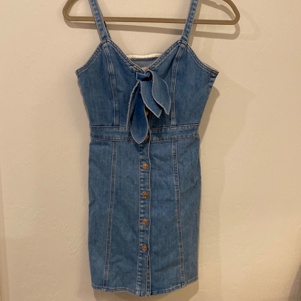 7 For All Mankind Denim Double Bow
